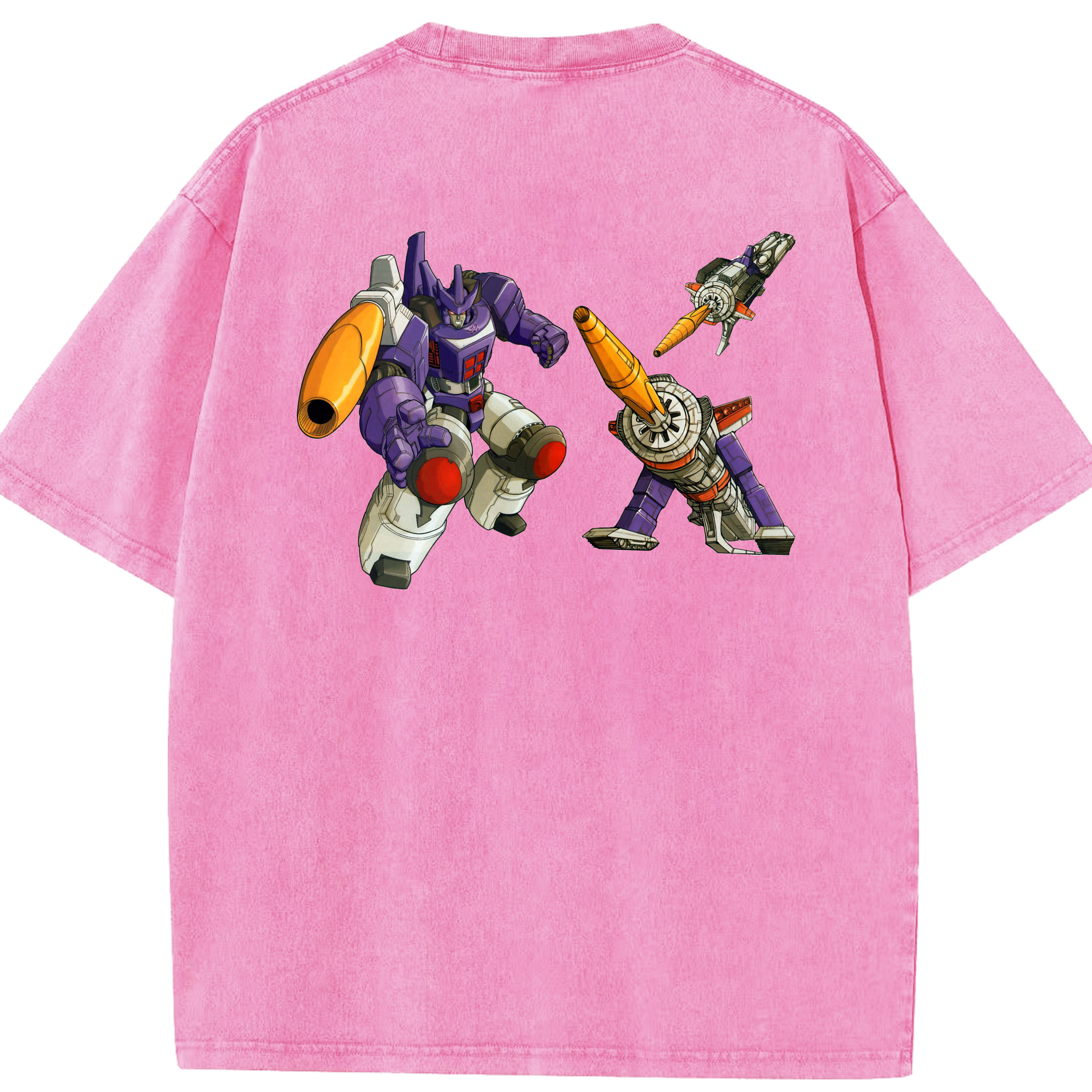 （画像用）  綿100% ヴィンテージ風 半袖Tシャツ（背面プリント）